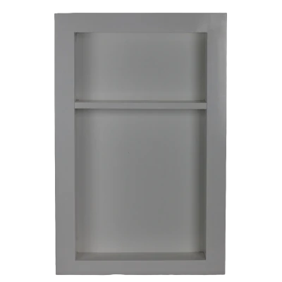 Wall shelf - Double Shelves - Light Gray Colour